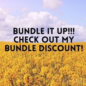 BUNDLE DISCOUNT 🥳